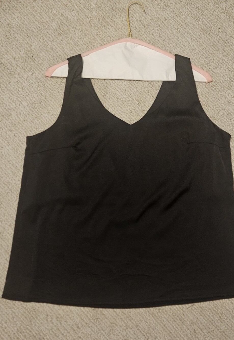 Classic Black Silky Sleeveless Tank